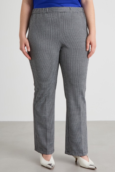 Pantalones de punto jacquard