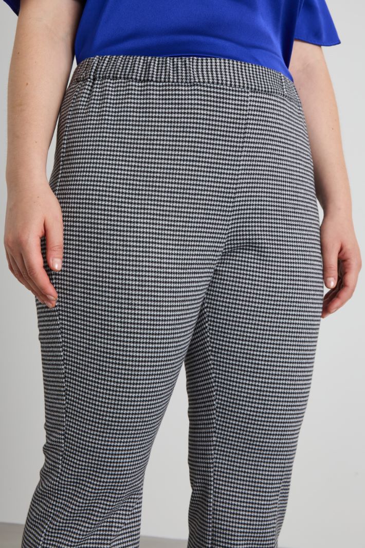 Jacquard jersey trousers Intrend - 4