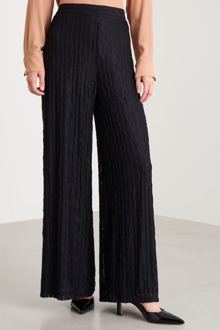 Lace jersey trousers Intrend - 2
