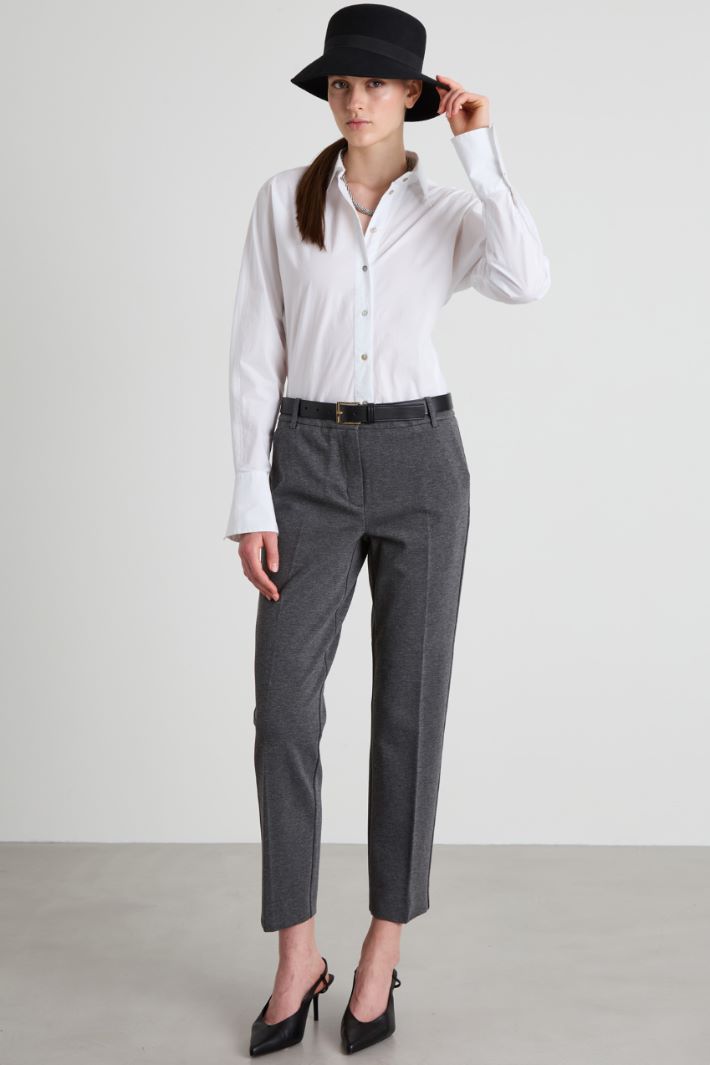 Pantaloni a sigaretta in jersey Intrend
