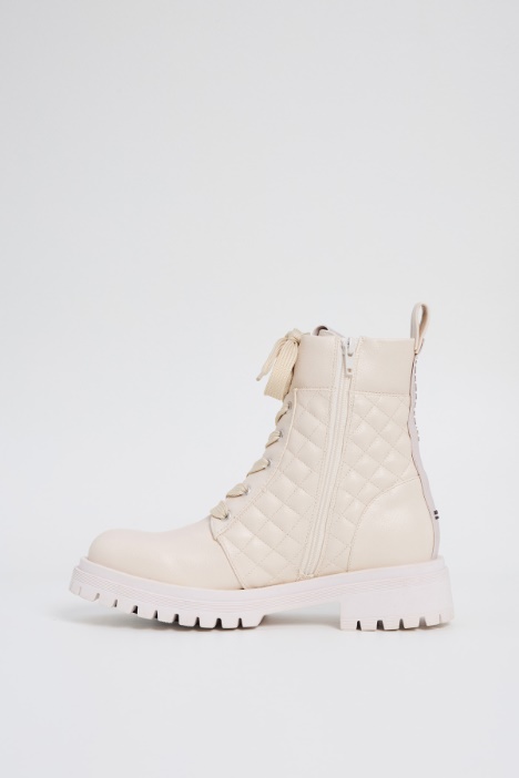 Quilted combat boots Intrend - 4