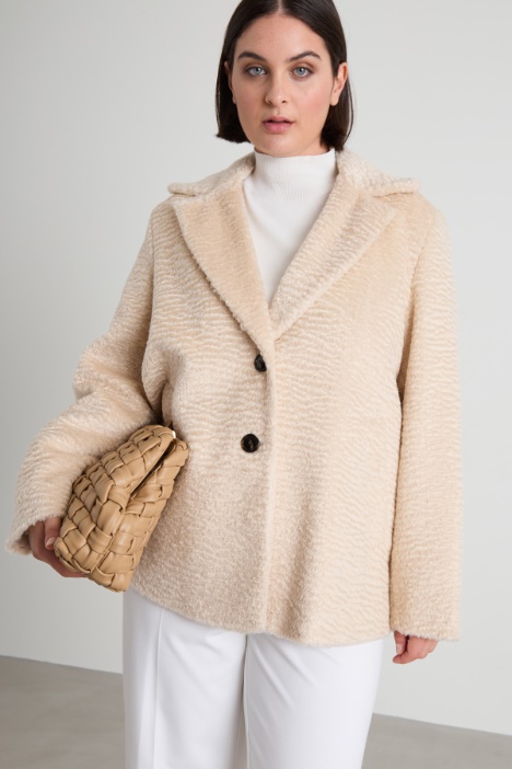 Caban effetto fluffy