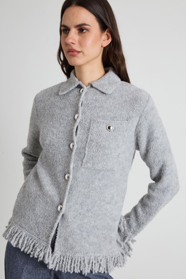 Sobrecamisa de bouclé Intrend