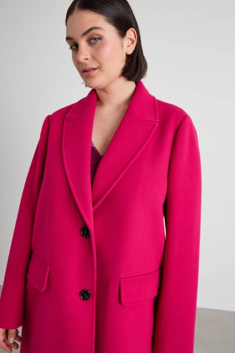 Cappotto in jersey stretch