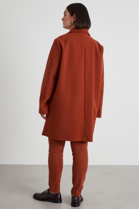 Cappotto in jersey stretch