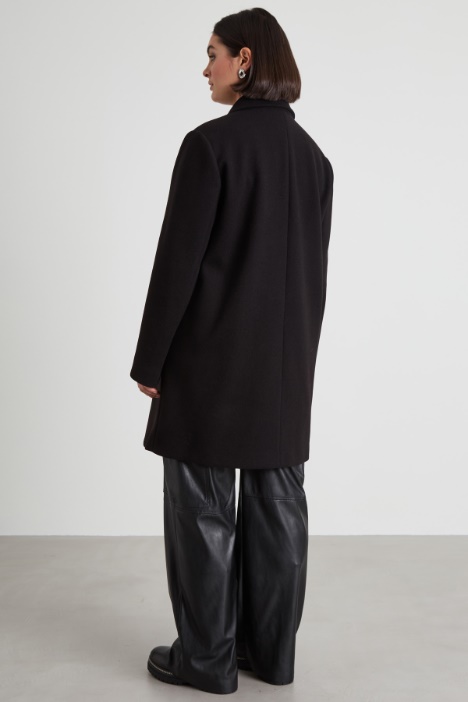 Cappotto in jersey stretch