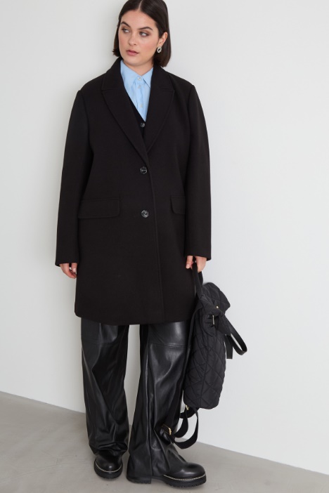 Cappotto in jersey stretch