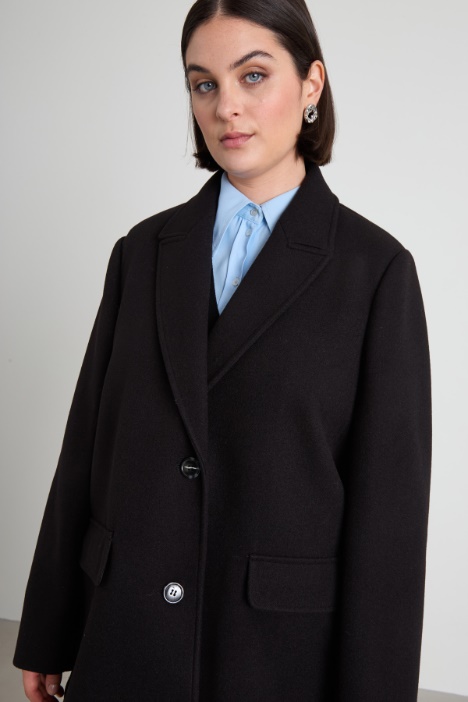 Cappotto in jersey stretch