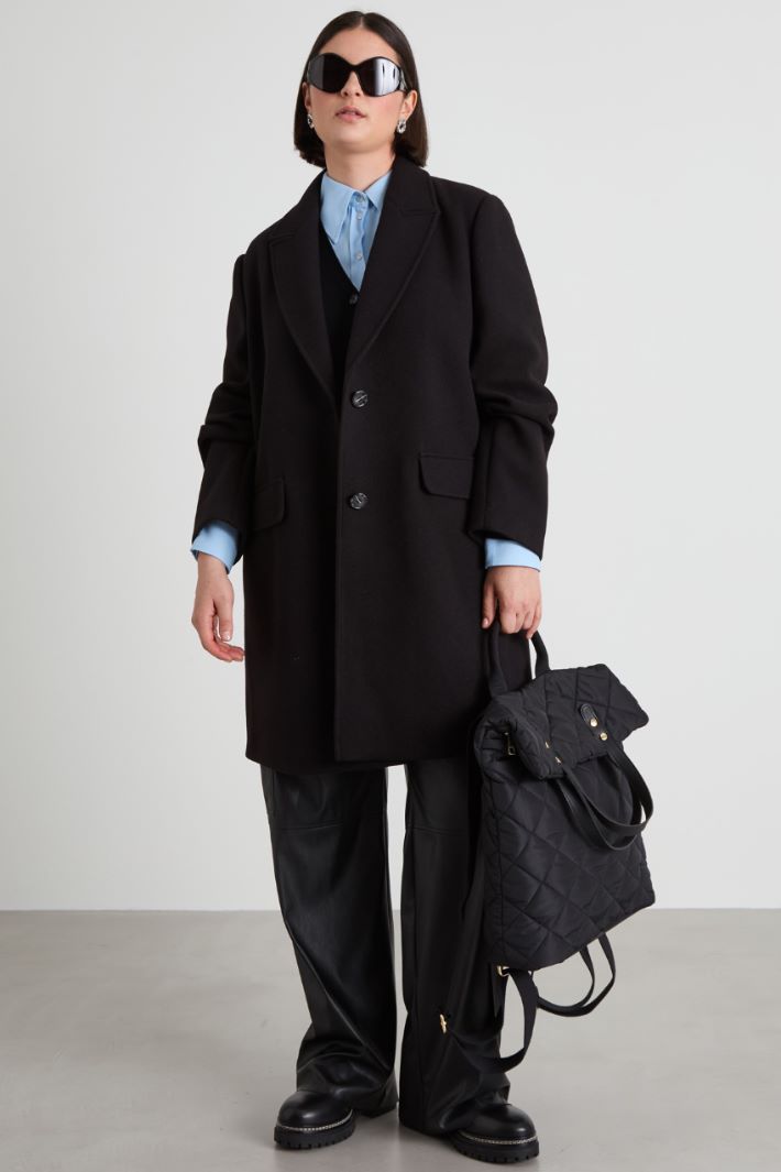 Stretch jersey coat Intrend