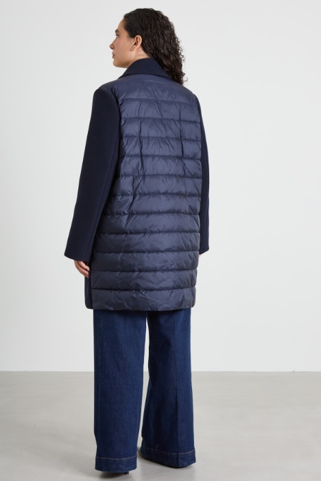 Cappotto con retro imbottito