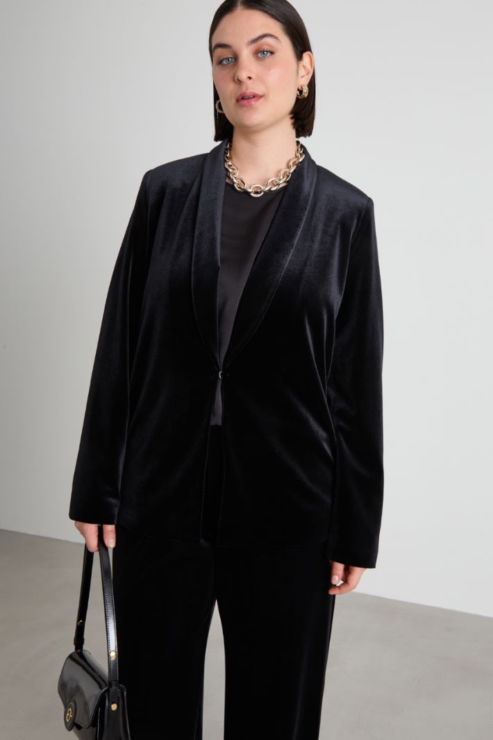 Blazer in ciniglia stretch Intrend