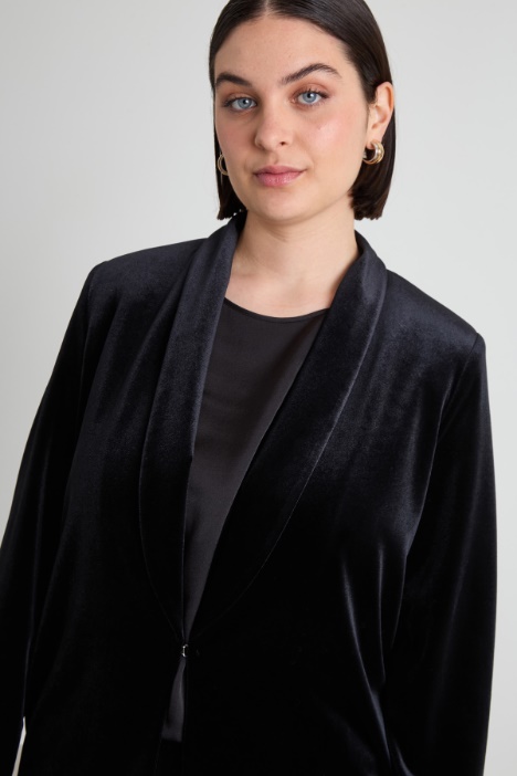 Blazer in ciniglia stretch