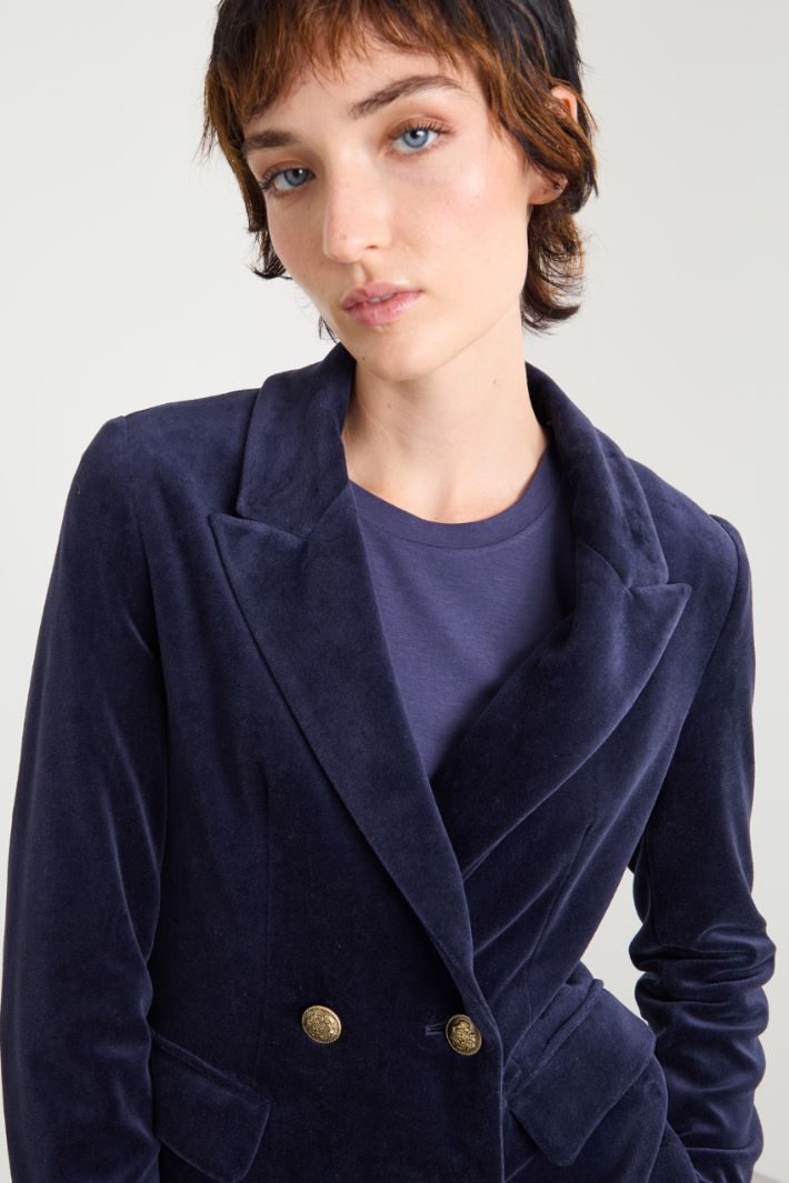 Blazer in jersey ciniglia Intrend - 4