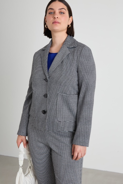 Blazer in jersey jacquard Intrend