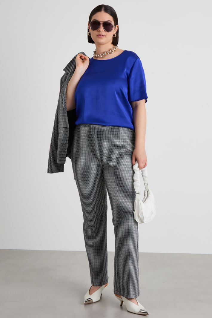 Blazer in jersey jacquard