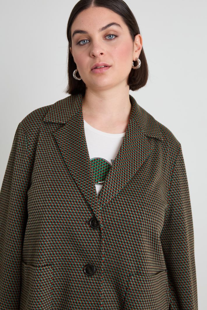 Blazer in jersey jacquard Intrend - 4