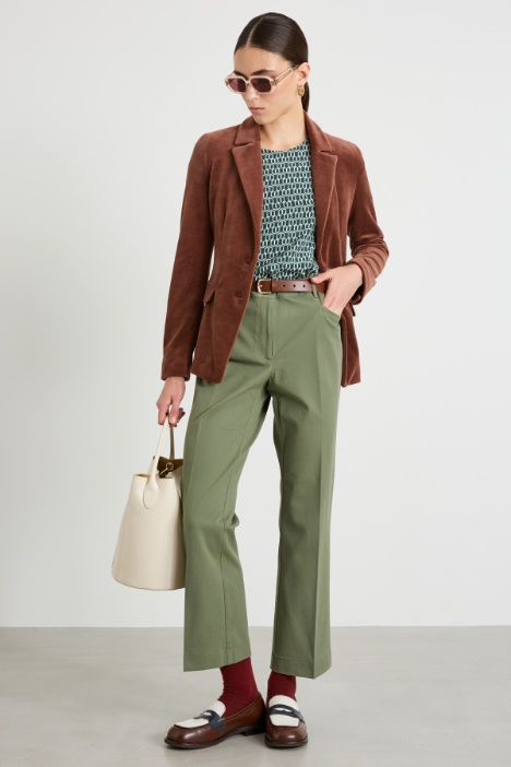 Blazer de punto de chenilla Intrend