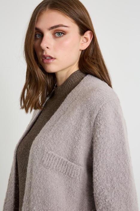Cardigan bouclé