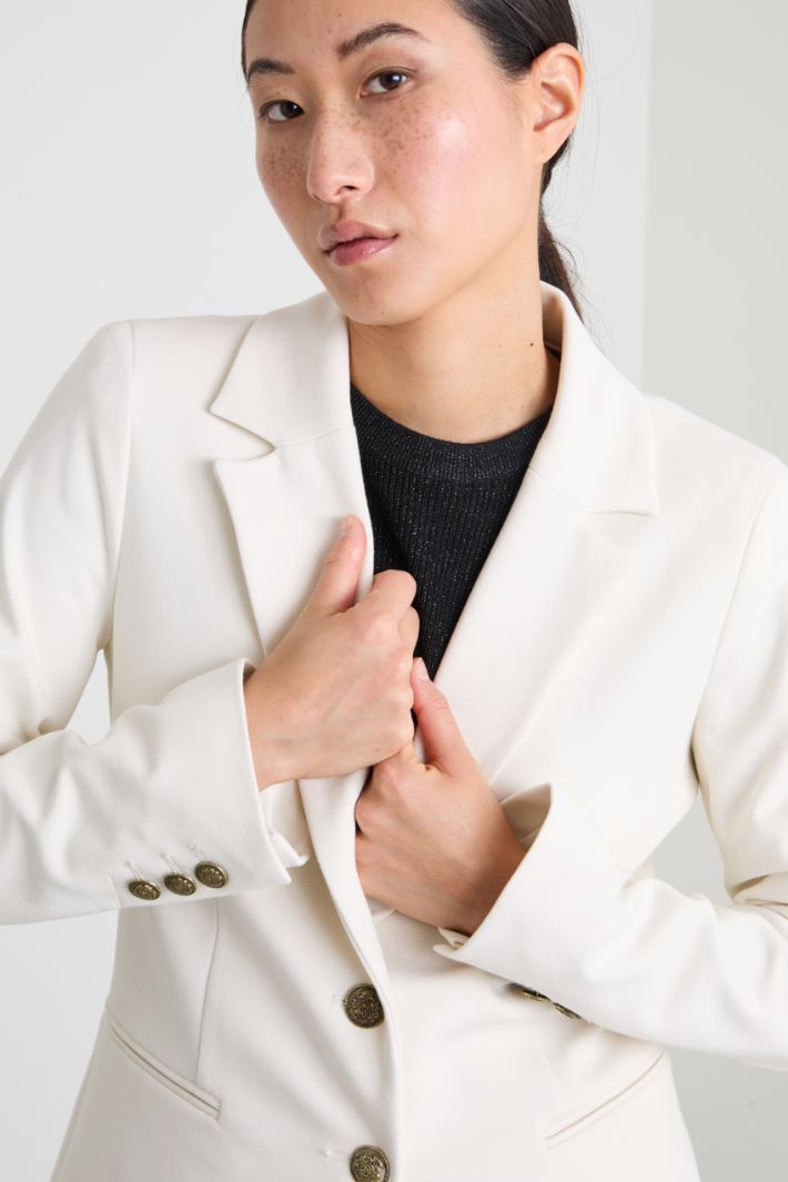 Blazer in jersey