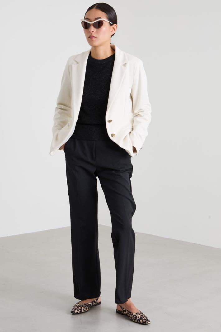 Blazer in jersey