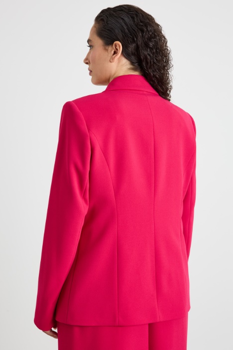 Blazer in jersey crépe