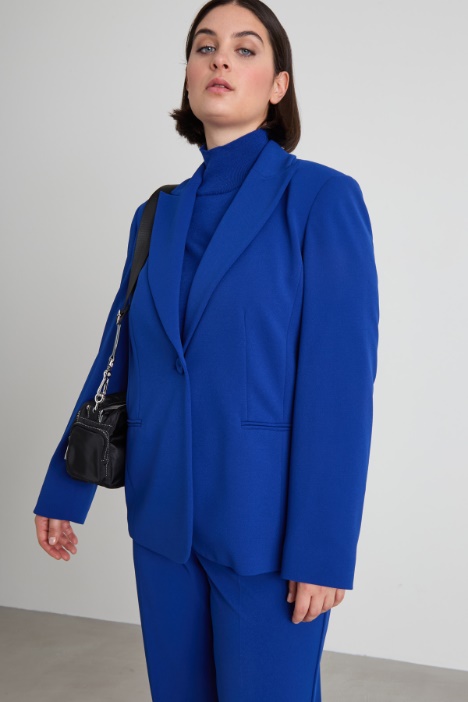 Crepe jersey blazer Intrend