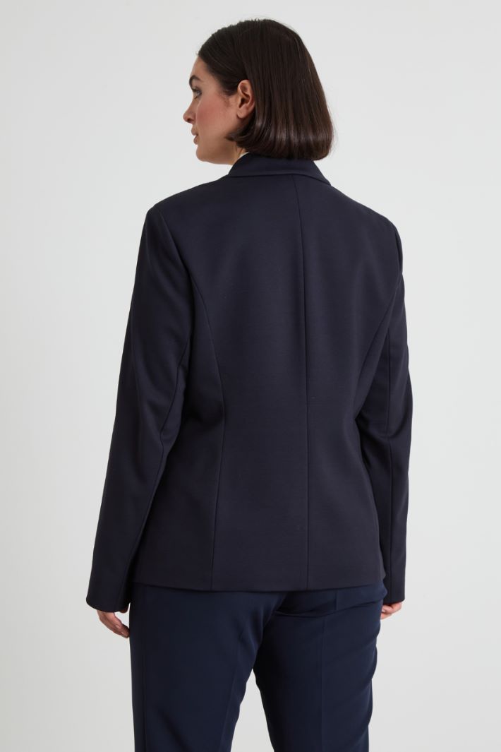 Blazer in jersey