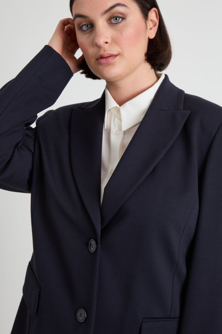 Blazer in jersey
