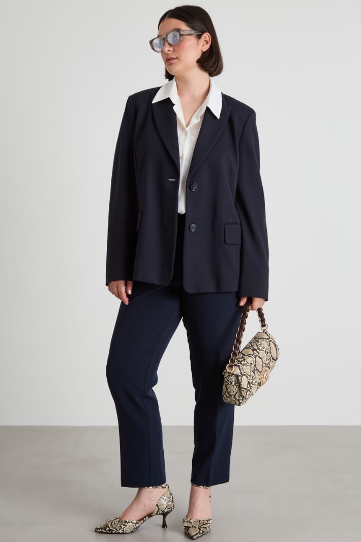 Blazer in jersey