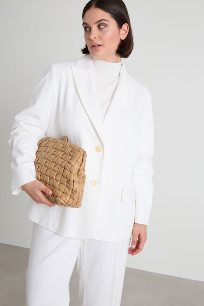 Blazer in jersey