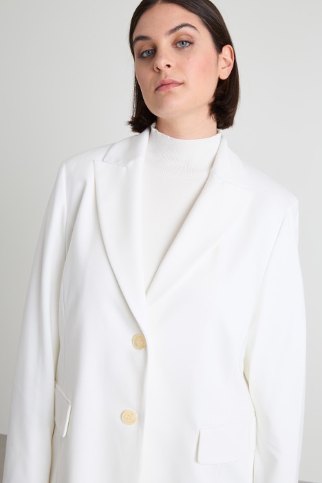 Blazer in jersey