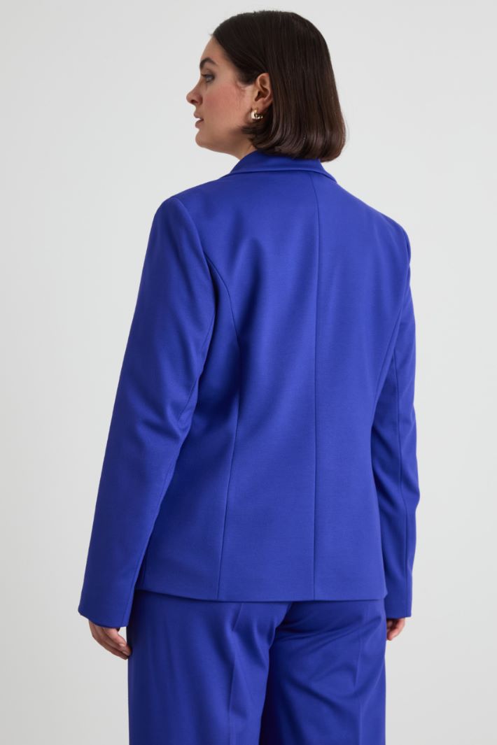 Blazer in jersey