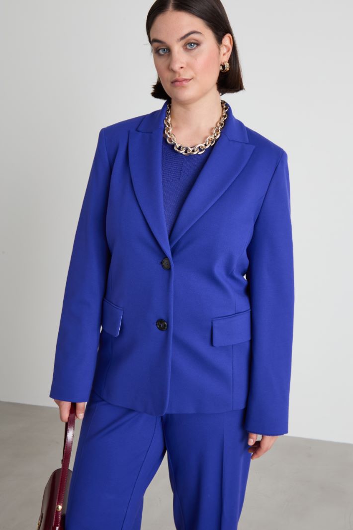 Blazer in jersey