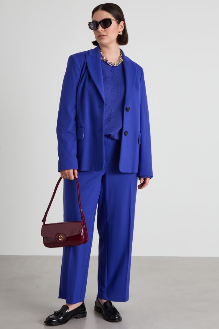 Blazer in jersey