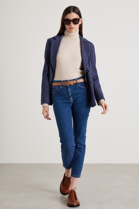 Printed jersey blazer Intrend