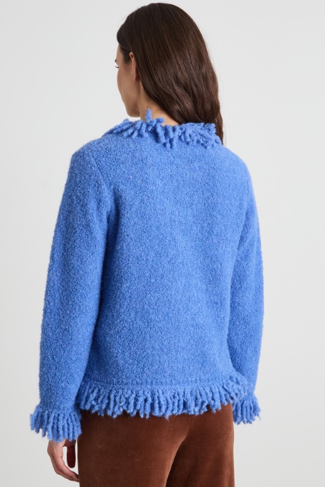 Giacca in maglia bouclé