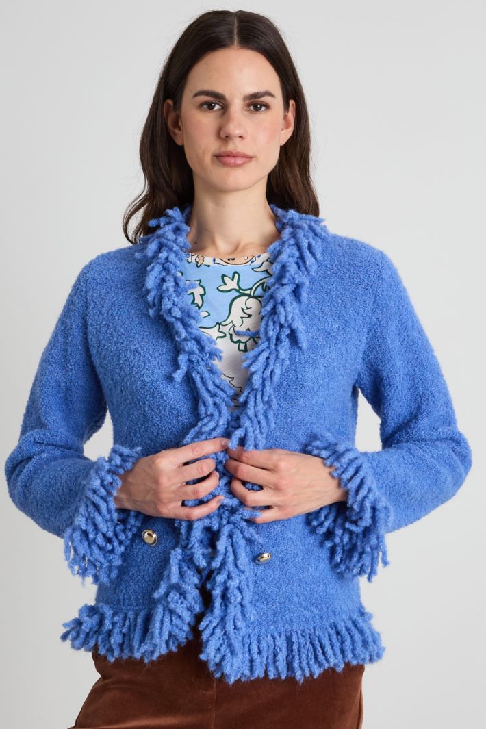 Giacca in maglia bouclé