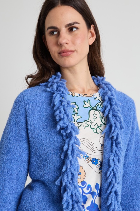 Giacca in maglia bouclé
