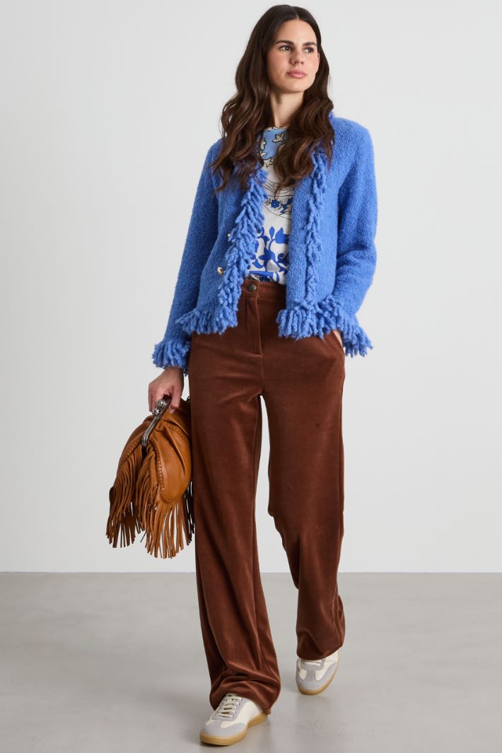 Giacca in maglia bouclé