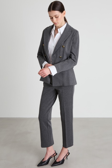 Double-breasted jersey blazer Intrend