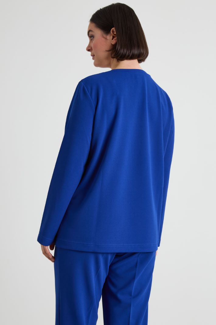 Jersey crepe sweatshirt Intrend - 2