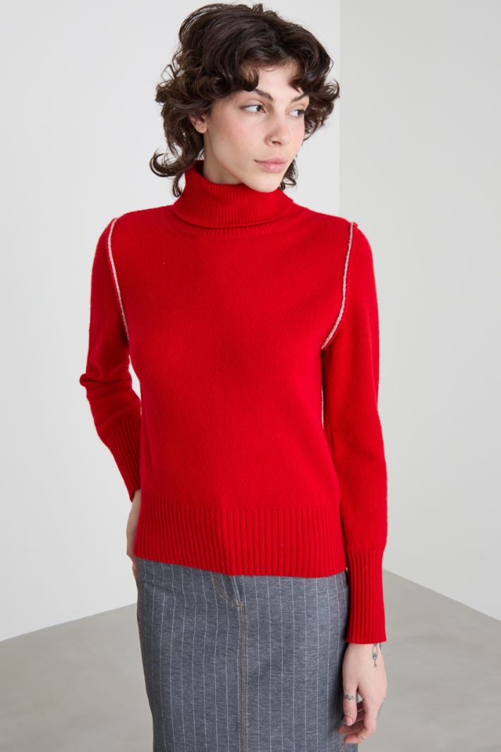 Wool and cashmere sweater Intrend - 4