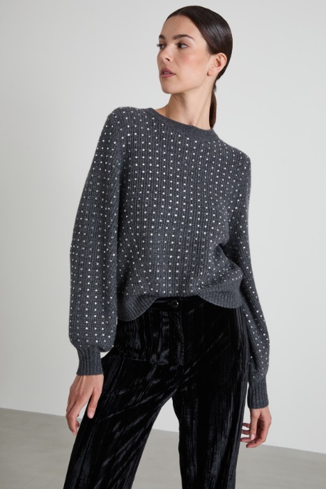 Maglia con strass Intrend