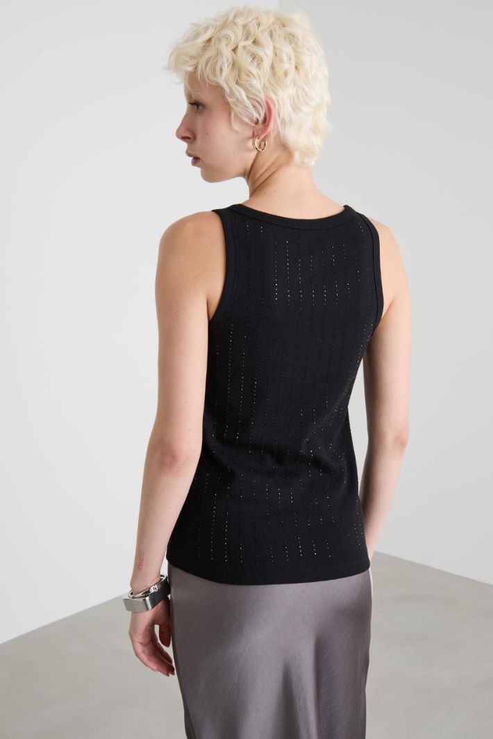 Canotta con strass Intrend - 2