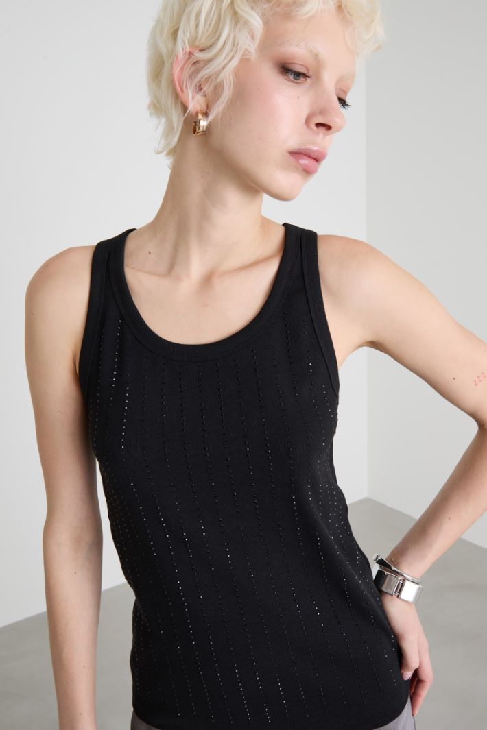 Canotta con strass Intrend - 4