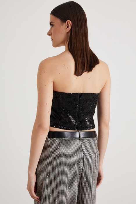 Bustier di paillettes