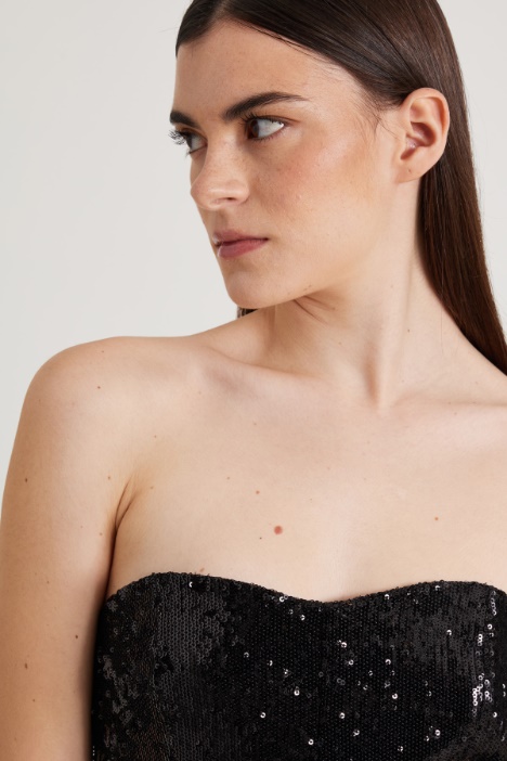Bustier di paillettes