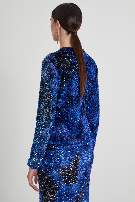 Top di paillettes