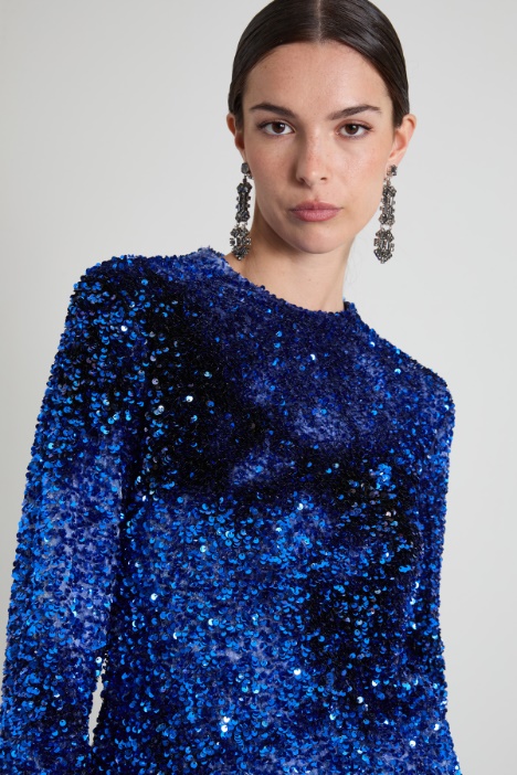 Top di paillettes