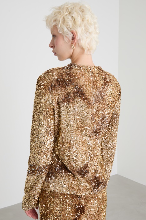 Top di paillettes